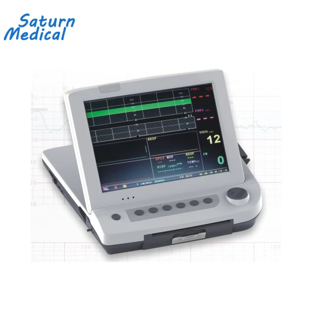 
Portable 12.1 inch LCD CTG maternal fetal monitor machine 