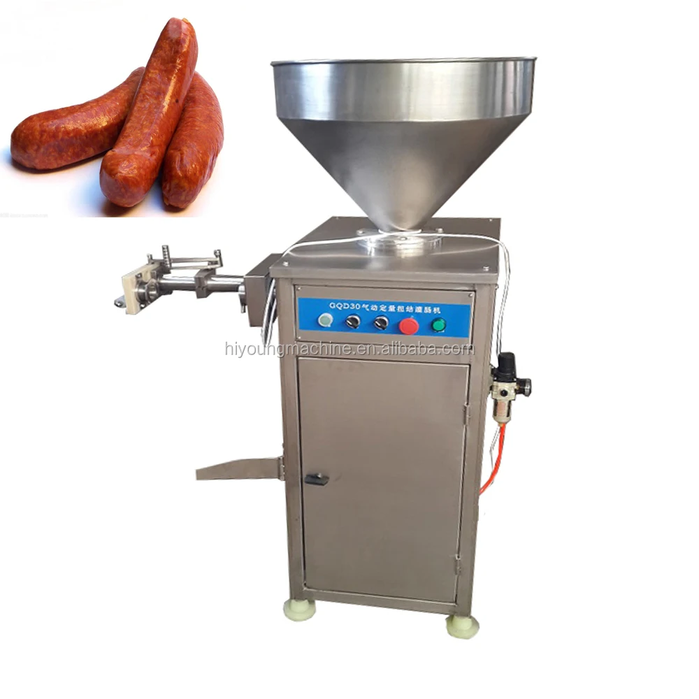 Stainless Steel Sausage Making Machine / Automatic Twisting Sausage Filling Machine For Sale