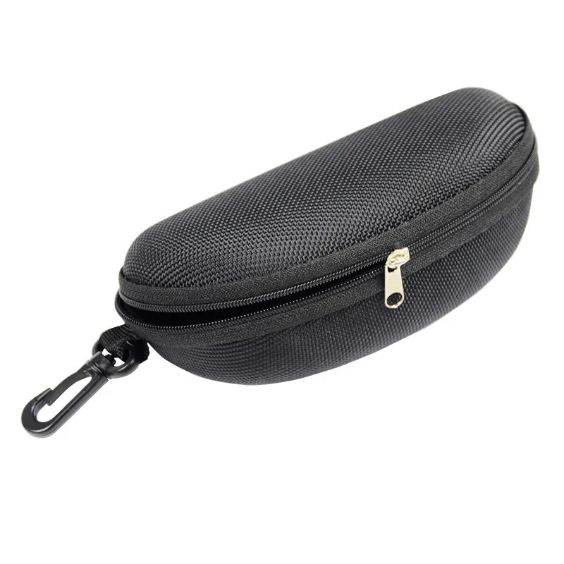 

Custom private logo EVA hard Shell sunglasses case 12 colors zipper hook sun glasses box