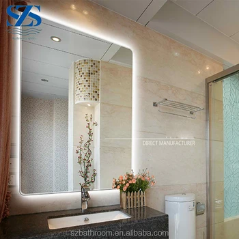 Full Length Wall Mirror Touch Screen Illuminated Led 80 60 Cm With