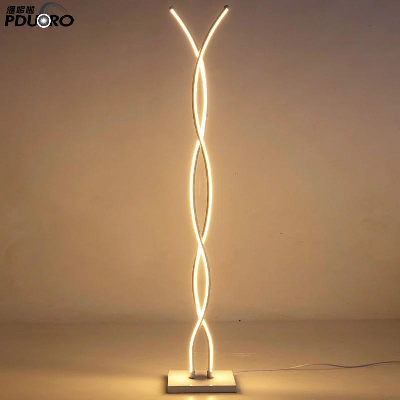 Nordic Design Floor Lamp for Living Room Standing Lighting Black or White Optional   FD1026