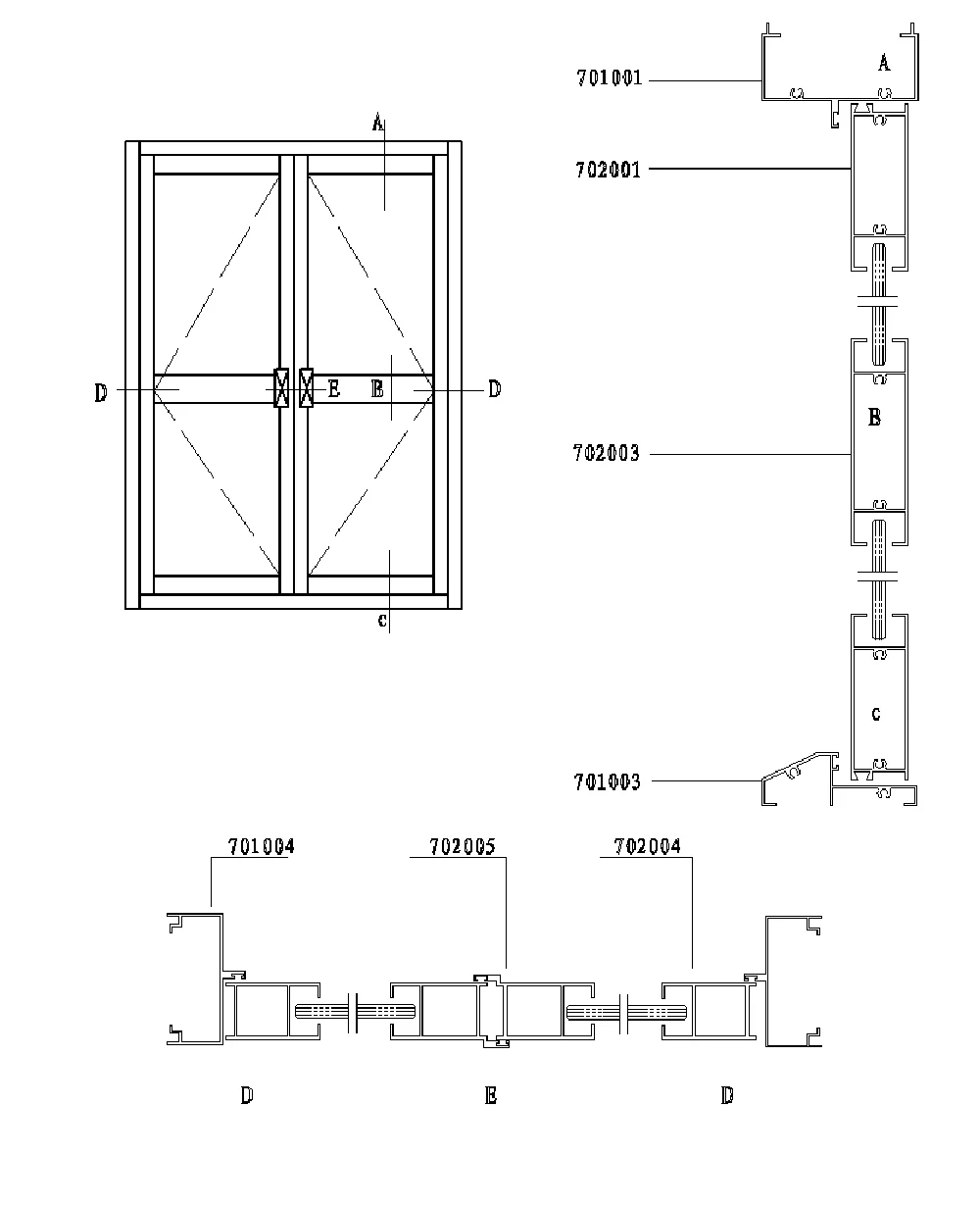 Reliable And Good Window Frame Profiles Sliding Aluminum Wardrobe Door ...