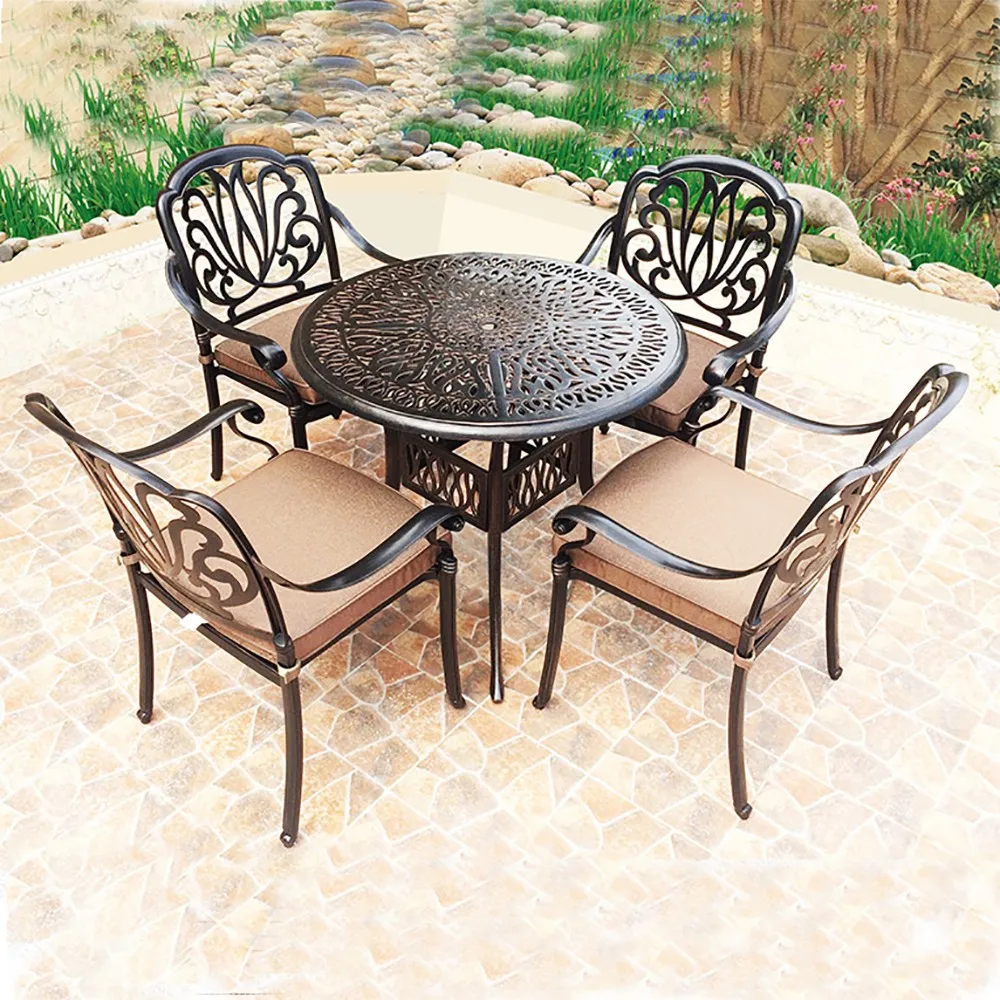 Luxury Outdoor Garden Dining Table Furniture Sets Buy Outdoor Garden