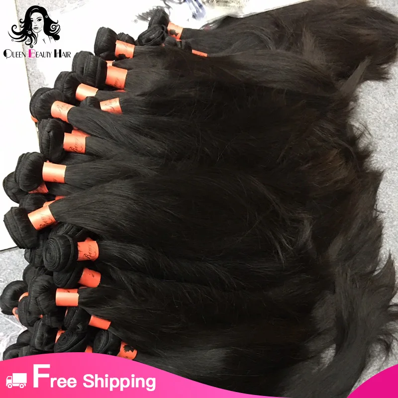 Popular Lenght 16 18 20 Inch Straight Human Hair Weave Cheap Price