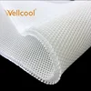 Wellcool washable hexagonal 3d 100% polyester 12mm thick mesh fabric for mattress and pillow