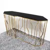 modern furniture led dolphins glass coffee table