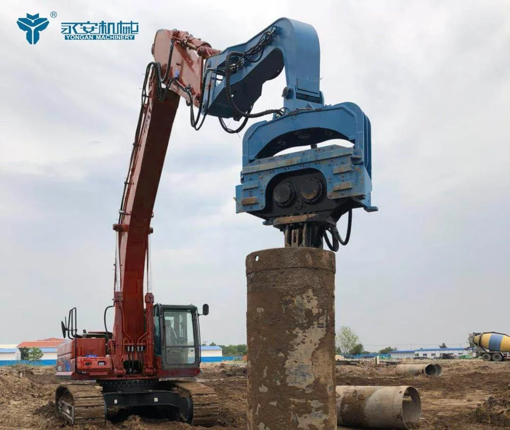 
V300 pile driver Excavator Hydraulic Vibro Hammer for all kinds of foundation piles 