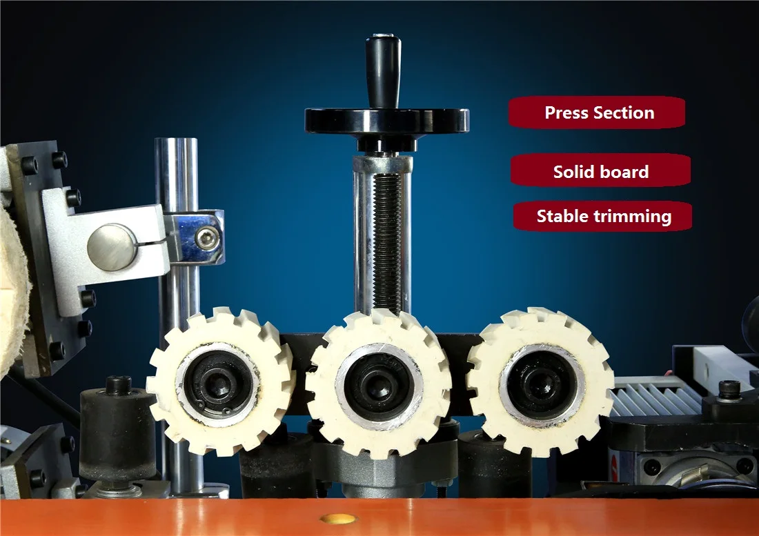 WF50D all in one woodworking machinery wood edge banding machine