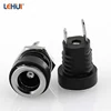 Wholesale price Dustproof/Waterproof plug 5.5*2.1/2.5/1.3mm DC Power Socket with Metal nut for charging