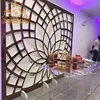Gold color PVC material lotus shape event wedding decoration backdrop