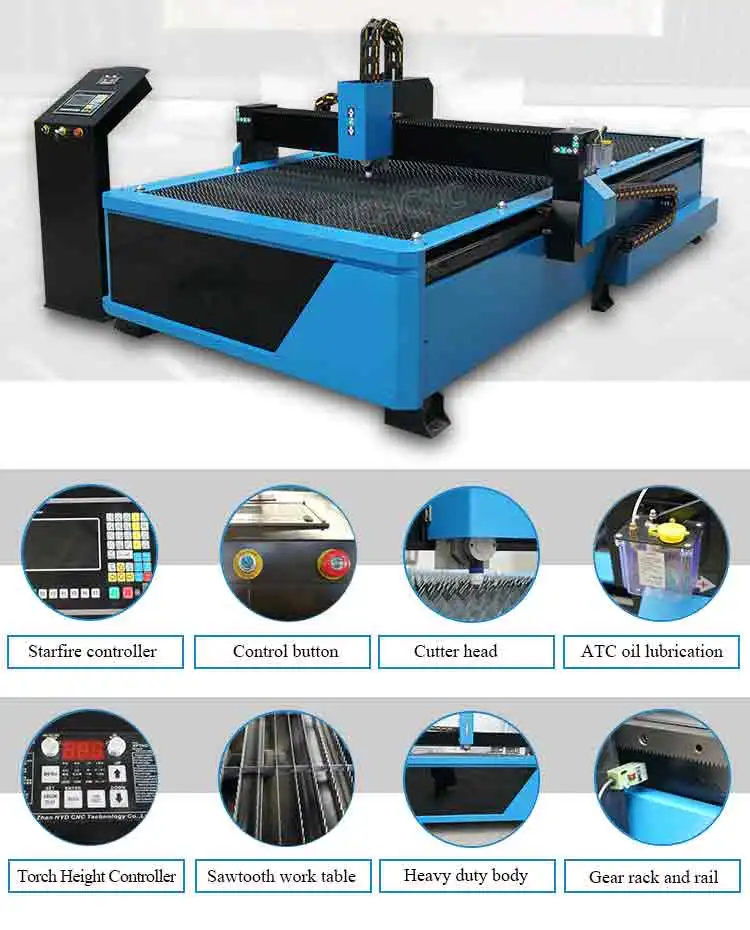 Cheap Plate 25mm Cnc Plasma Cutting Machine Cutter Cnc Plasma - Buy ...