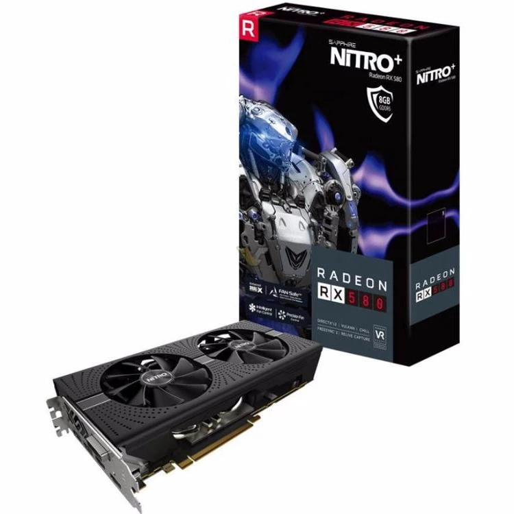 

SAPPHIRE Radeon RX 580 8GB NITRO+ Graphic card, N/a