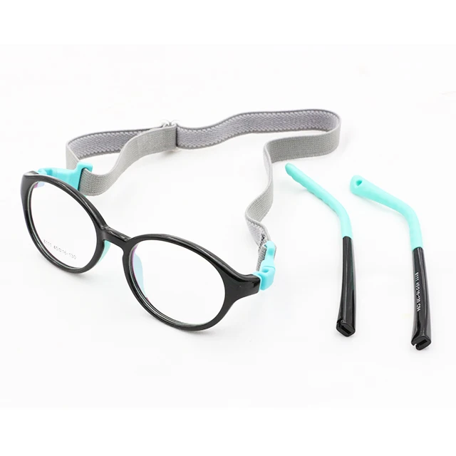 

Wholesale Fashion Screwless Flexible TR90 Sports Optical Frames Silicon Kids Eyeglasses, 5 colors