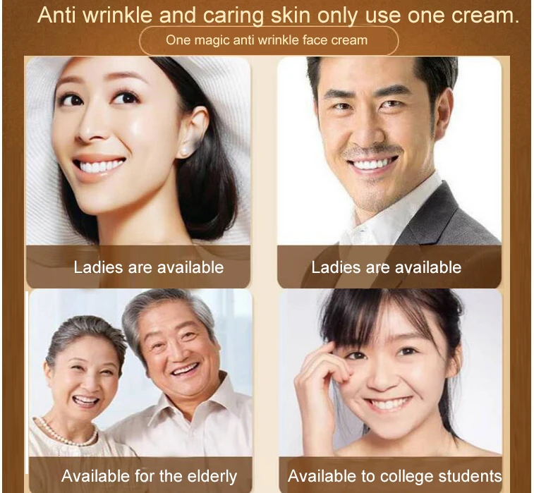 
Hot sale skin moisturizing restore skin elasticity fine face night anti wrinkle face cream 