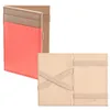 pocket neon color leather stitched bank card holder