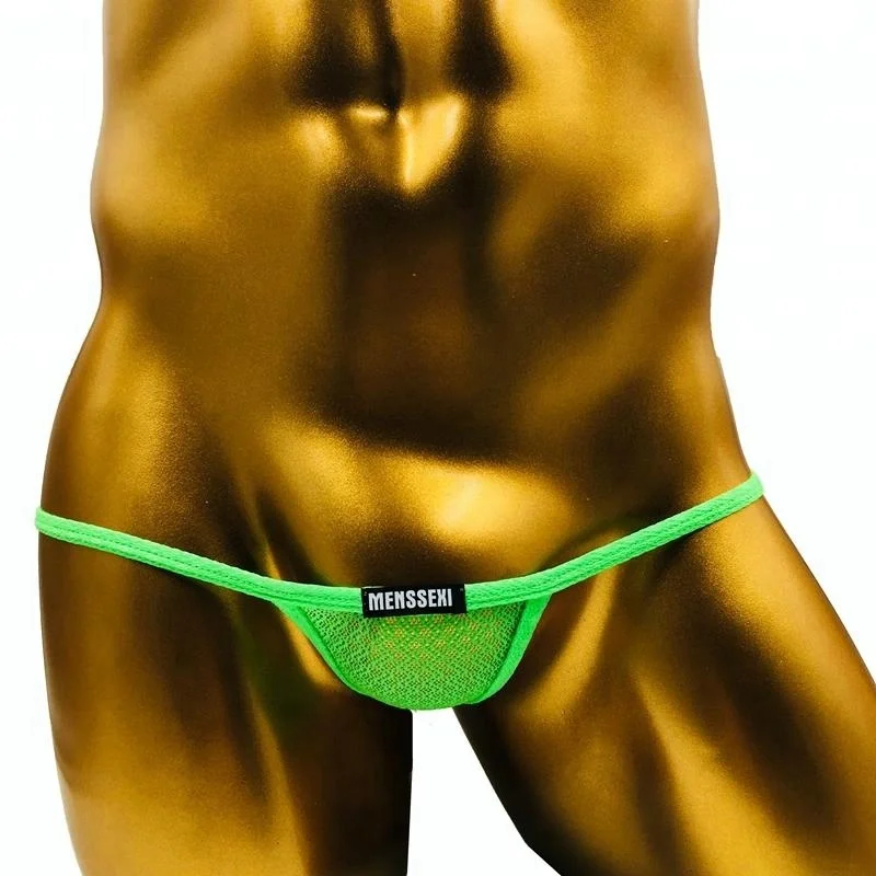 

2018 New Arrival MENSSEXI Brand Micro Nylon Unisex T-back G-strings Sexy Men Underwear Cuecas Transparent 80%Polymaid 20%Spandex, N/a