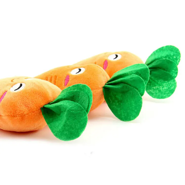 squeaky carrot dog toy