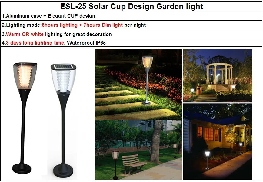 Waterproof Led Main Gate Solar Pillar Light Manufacturer - Buy Pillar ...