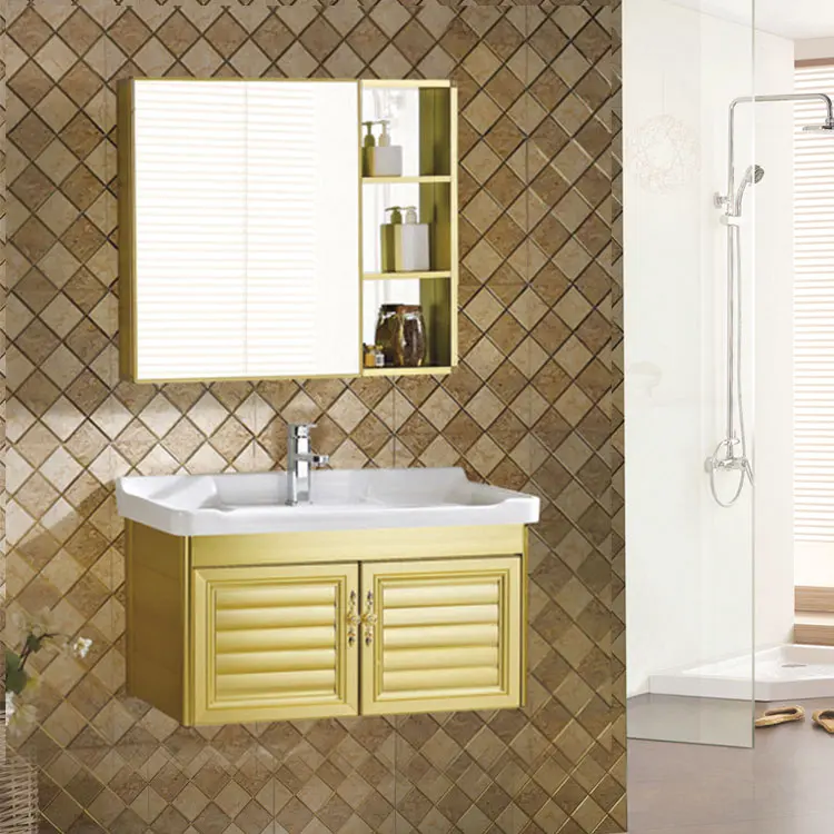 Direct Buy High Quality New Design Retro Wooden Vanity Bathroom