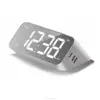 Digital LED Clock PLL FM Radio Dual Alarm USB Charging Big Digit Adjustable Brightness