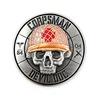 Kunshan manufacturer red cross nickel plating 3d enamel metal custom challenge coin