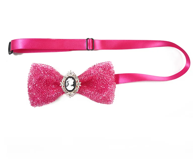 
Luxury Red Bling Crystal Party Bowtie in High Quality 