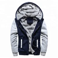 

Men's Pullover Fleece Hoodies Wool Warm Thick Coats Men Winter Jacket