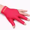 High Quality Spandex Snooker Billiard Glove Pool Left Hand Three Finger