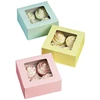 Custom cake box design hot sale rectangle cake box Luxury swiss roll cake box
