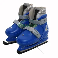 

2018 high quality rental adjust ice skate shoes for ice rink for kids and teenagers