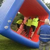 Team Work Building Inflatable Human Walking Flip It Sport Game For Adults