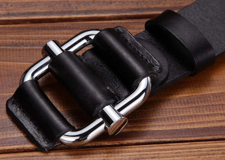 3.8cm Width Zinc Alloy Slider Adjustable Buckle No Hole First Layer