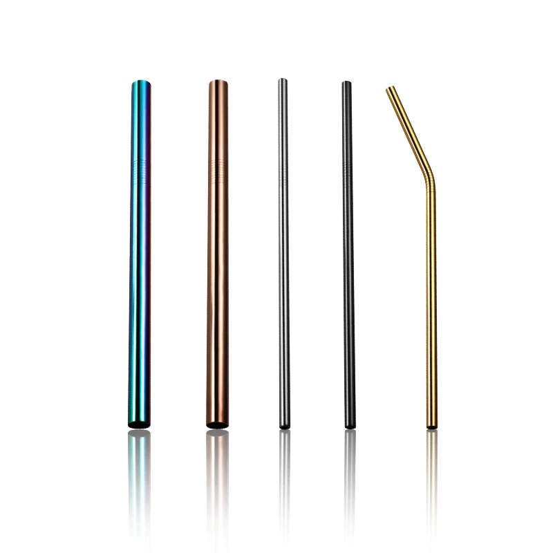 

30% OFF Eco Friendly Reusable 18/8 stainless steel drinking metal straw, Silver, gold, rose gold,black plated available