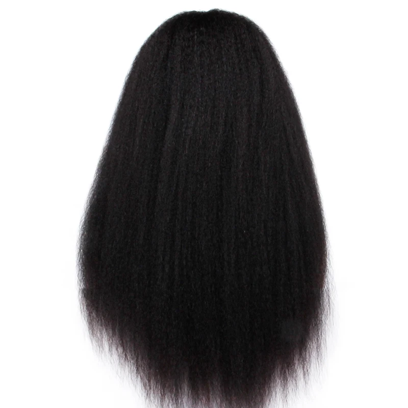 Premier Lace Front Wig with Bang Base Human Hair New Arrival Free Shipping Kinky Straight 2019 Silk INDIAN Hair Swiss Lace Long