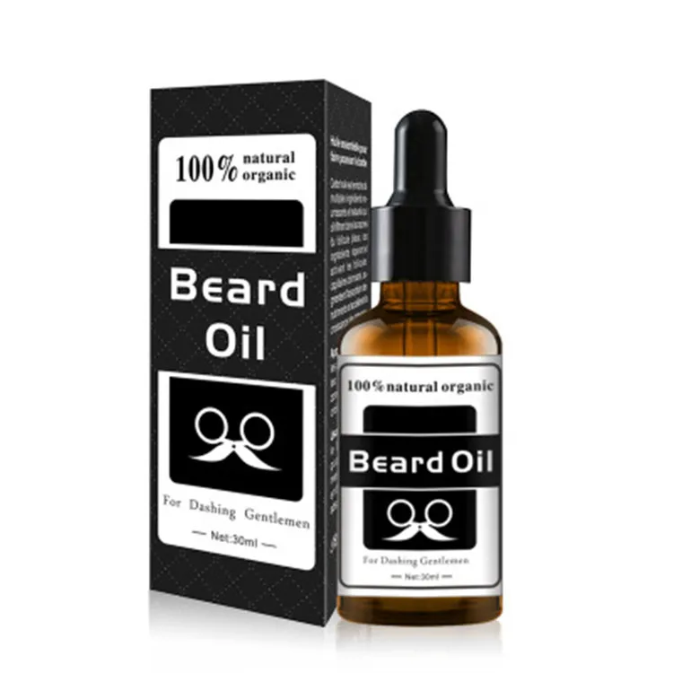 

New design men like 100% natural organic growth bottle beard oil, Transparent