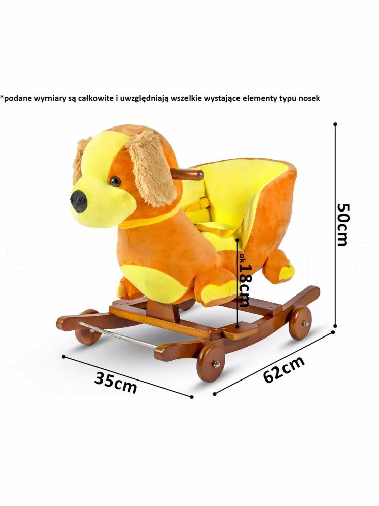 Plush Dog Baby Rocking Chair With 32chord Music Sound Buy Plush