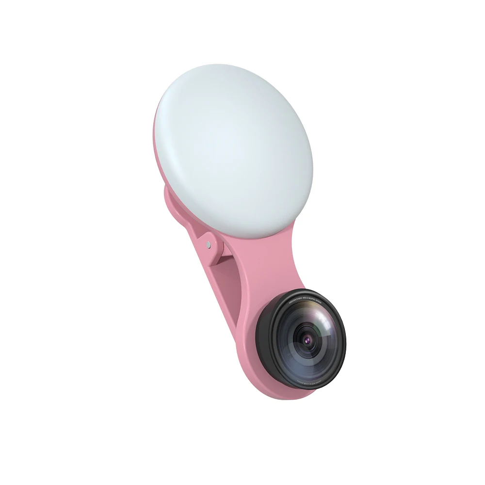

Competitive Price Rechargeable Selfie Clip Light, White;black;pink;blue