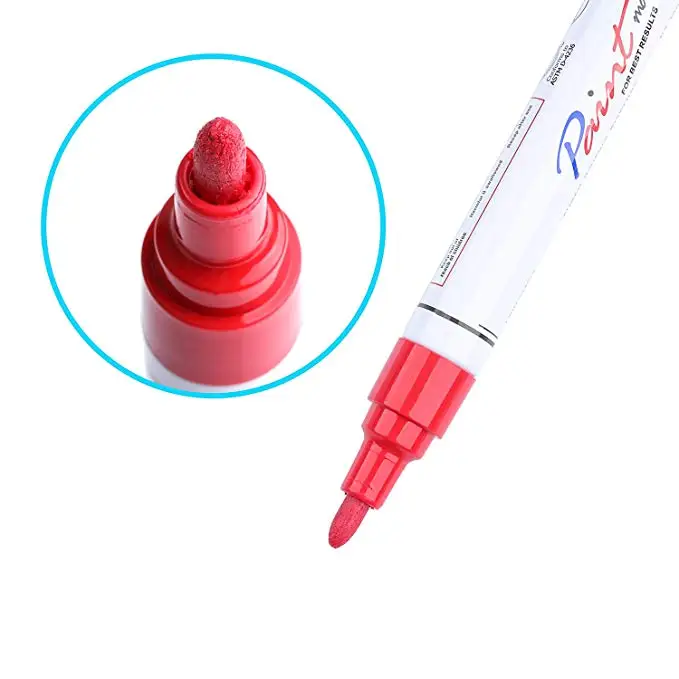 Set Of 12 Oil Paint Markers Paint Pens For Rock Painting,Stone,Ceramic,Glass. Extra Fine Point