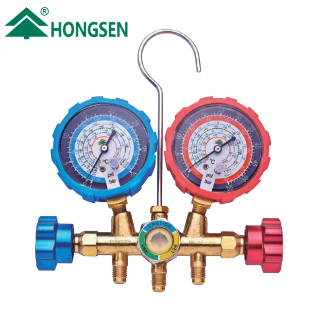 Hongsen Hs-536g-r410a Manifold Gauge Pressure R410 - Buy R410a Manifold ...