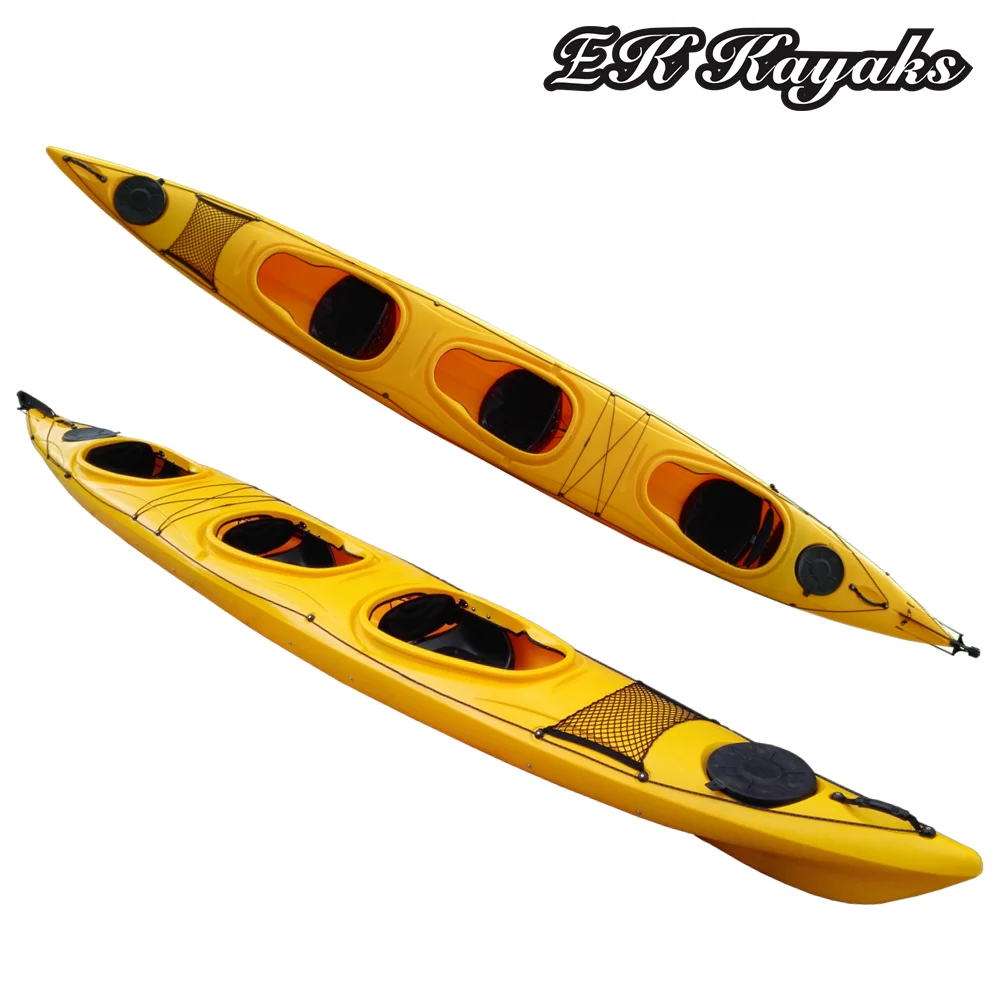 Hdpe Plastic Sit In Kayak With 3 Pedals For Ocean Rowing Buy Sit In