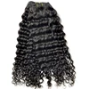 Bulk hair Indian virgin human hair weave high quality afro kinky curly cheap human hair extension