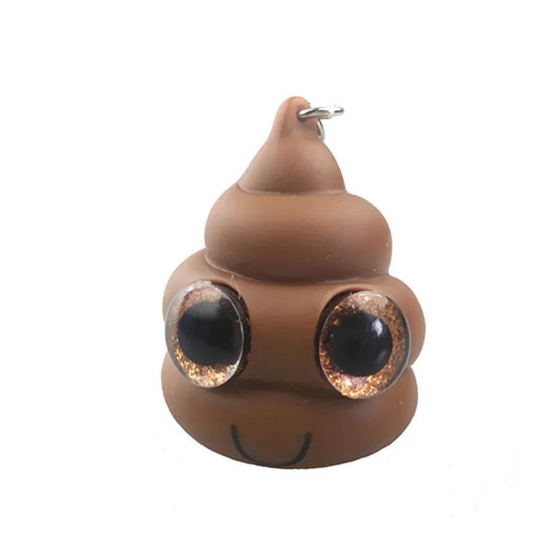 Custom Soft Eyes Popper Squeeze Poop Pvc Keychains For Sale Buy Eyes Popper Poop Keychain