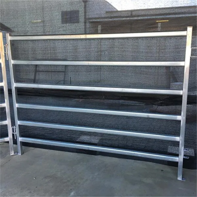 

Galvanized Metal Horse Yards Cattle Fence Panel Sheep Livestock, Silver