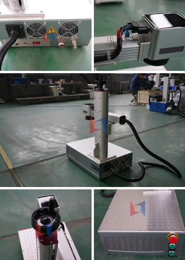 Air delivery mini model 20w 30w fiber laser laser marking machine