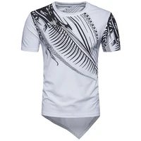 

Printed Men's Black White Grey 100% Cotton T Shirt For Men
