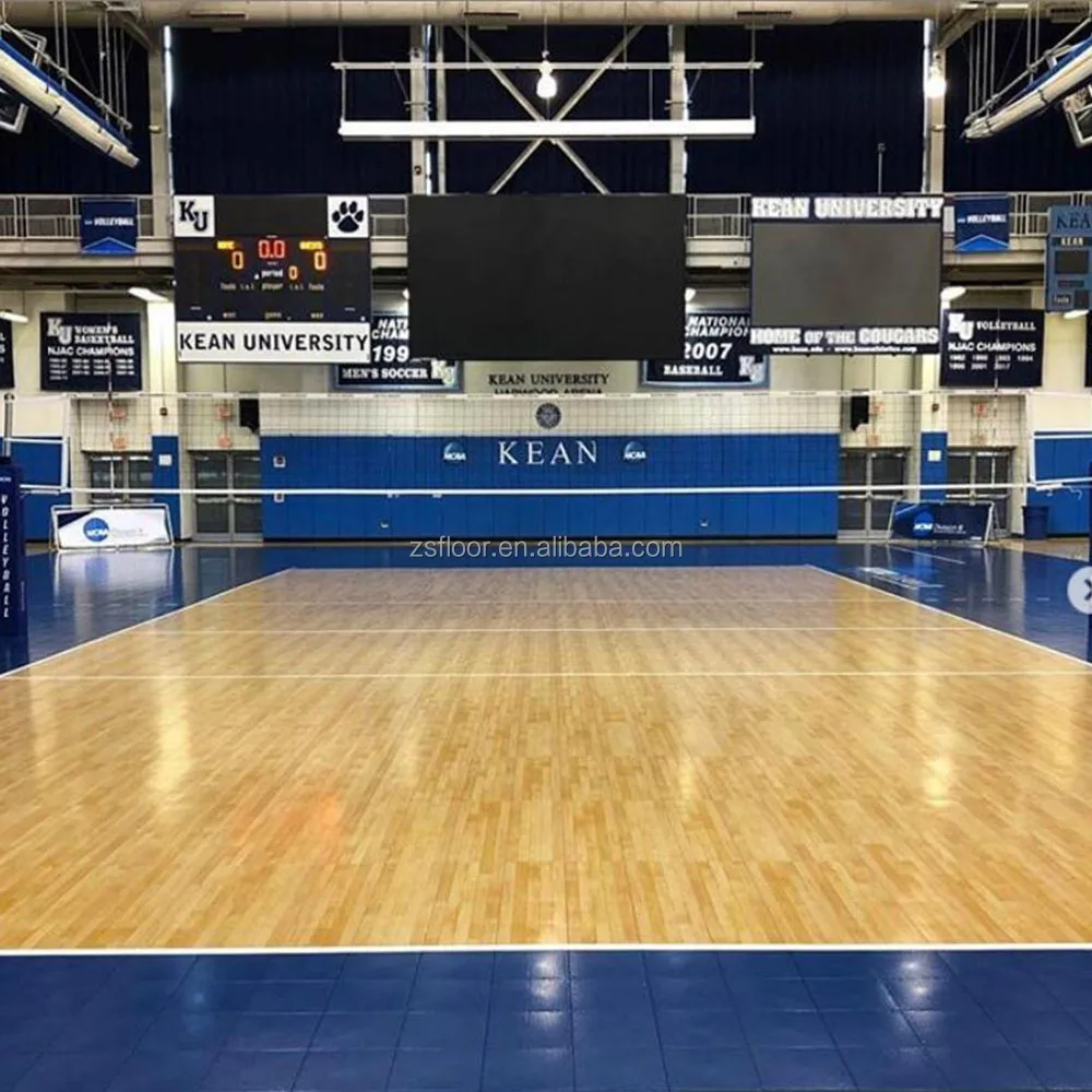 Portable Indoor Sport Court Interlocking Plastic Modular Volleyball
