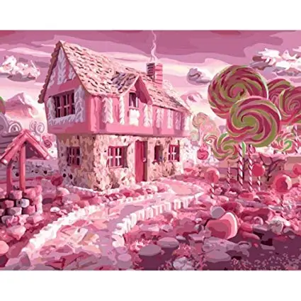 
New style diy oil painting by numbers diy kit on canvas 