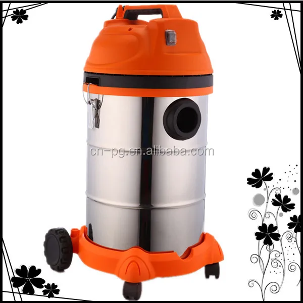 30l 1400w Stainless Steel Industrial Wet And Dry Vacuum Cleaner For