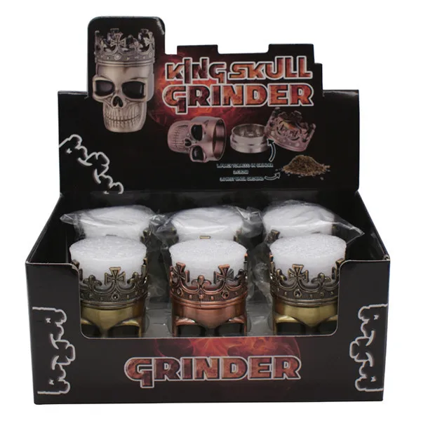 

GT5037 skull design 2layer herb/tobacco/weed grinder OEM, N/a