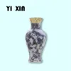 New Products Folk Crafts Dinnerware Sets The Bronze Vase Blue Chines Ceram Ceram Vase White